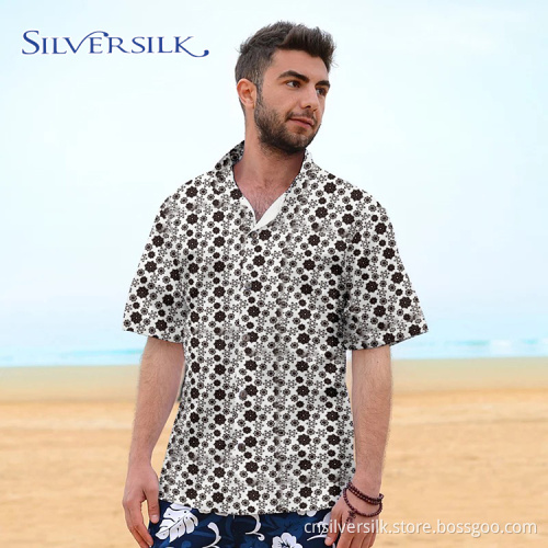 Summer Mens XXXXL Short Sleeve Shirt Printed Custom